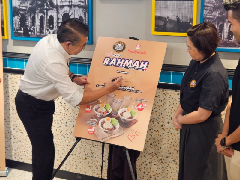 Oldtown White Coffee Perkenal Menu Rahmah Malaysian Franchise Association