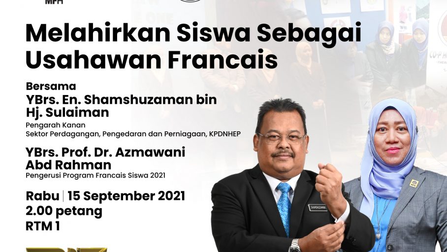 PENGUMUMAN SENARAI AKHIR – CABARAN NIAGA PROGRAM FRANCAIS SISWA 2021