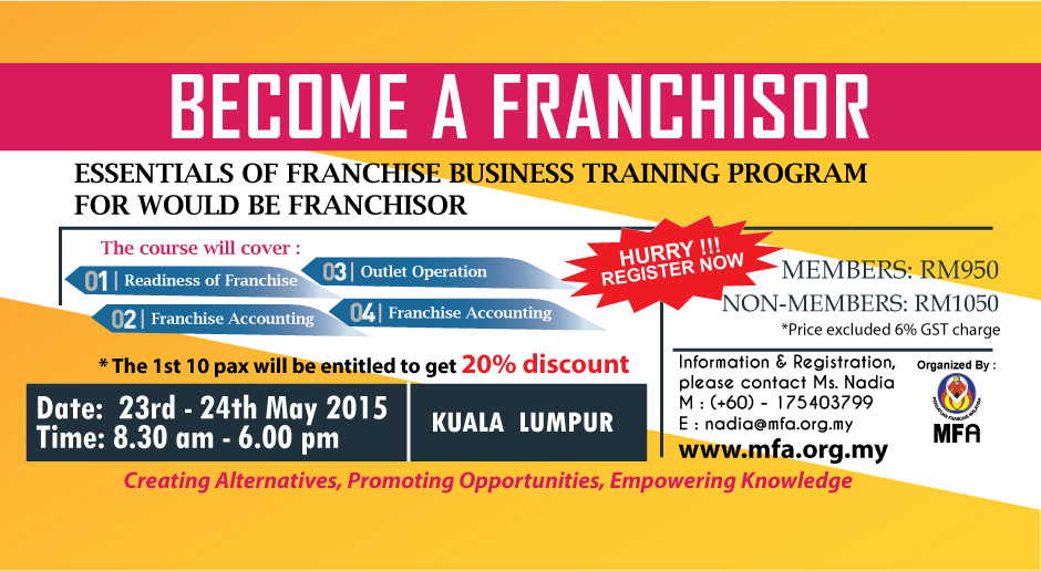 Website Banner Would Be Franchisor Malaysian Franchise Association 2312